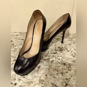 YSL tribtoo platform pumps ( leather)